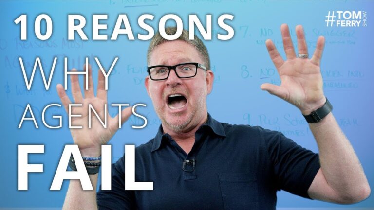 Top 10 Reasons Real Estate Agents Struggle to Succeed | Tom Ferry Show Episode 134