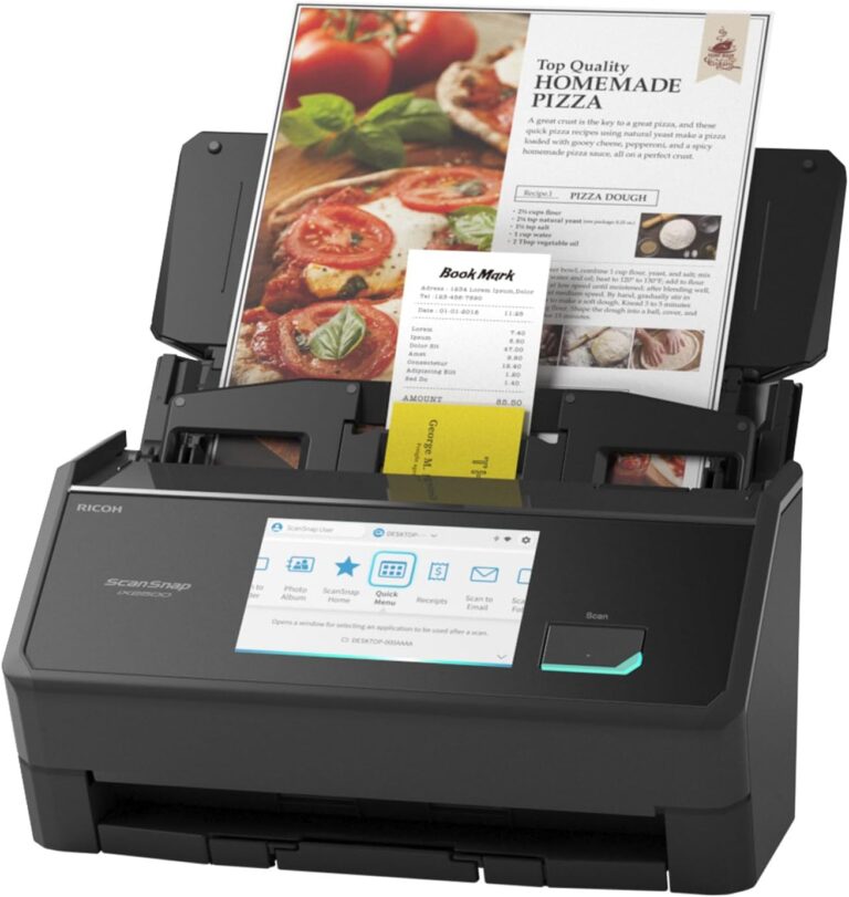 ScanSnap iX2500 Wireless Cloud Document Scanner
