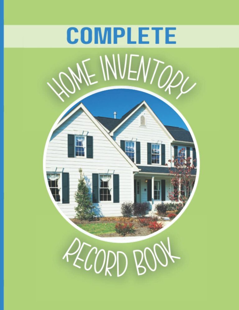 Home Inventory & Maintenance Record Book